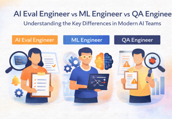 AI Eval Engineer vs ML Engineer vs QA Engineer