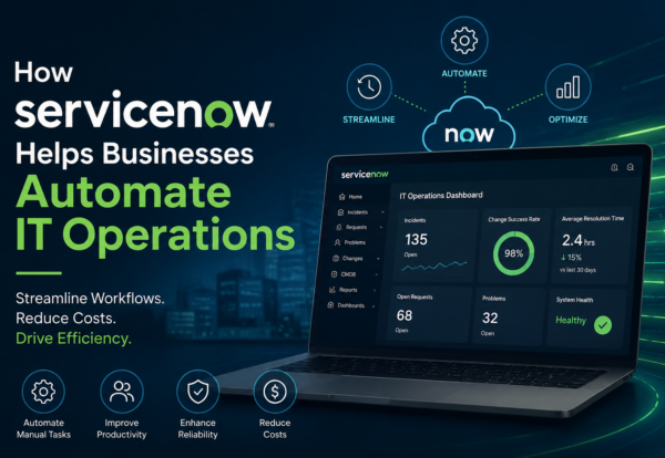 How ServiceNow Helps Businesses Automate IT Operations