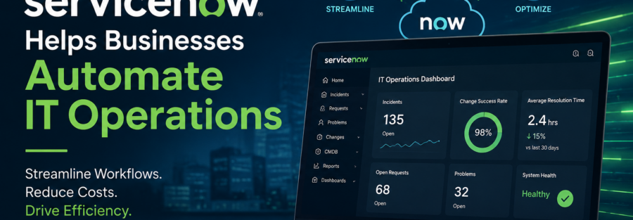 How ServiceNow Helps Businesses Automate IT Operations